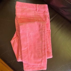 Hot Pink Corduroy Skinny